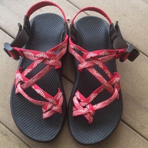 Red Chaco Sandals Women’s size 7